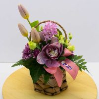 Pink basket