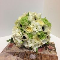 Buchet cununie alb