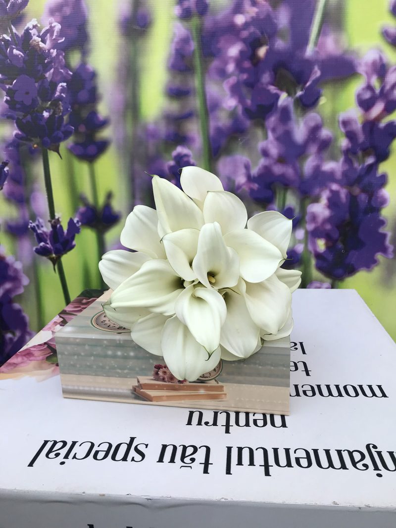 Buchet cale albe